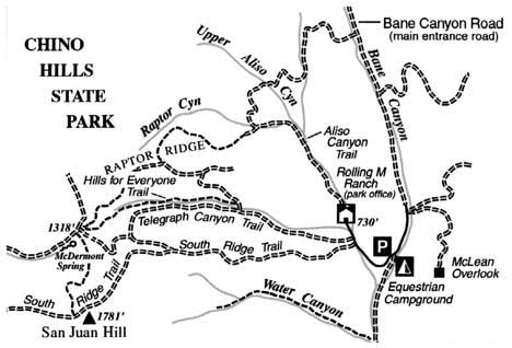 Chino Hills State Park Trail Map - Maping Resources