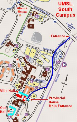 Umsl Campus Map | Color 2018