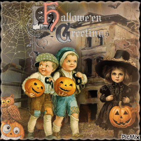Vintage Halloween Kids - Halloween Greetings Pictures, Photos, and Images for Facebook, Tumblr ...