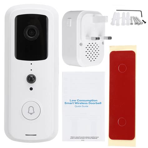 Wireless doorbell intercom camera phone video system wifi door bell ...