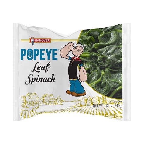 Hanover Foods | Popeye Spinach a premium product at affordable prices.