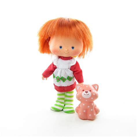 Strawberry Shortcake Doll With Custard Cat Pet Vintage 1980's Kenner ...