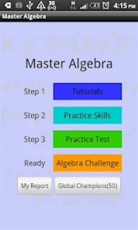 Master Algebra Lite for Android - Download