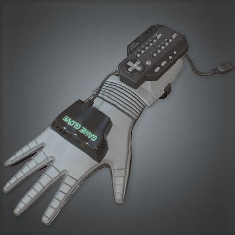 80s - Game Glove Retro 3D model | CGTrader