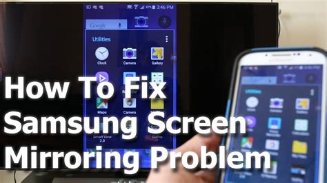 How To Fix Samsung Screen Mirroring - Mirror Ideas