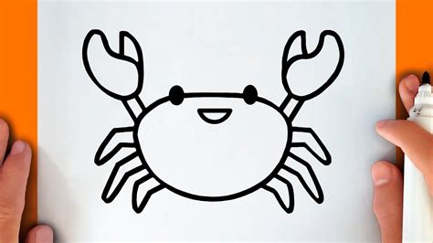 HOW TO DRAW A CUTE CRAB