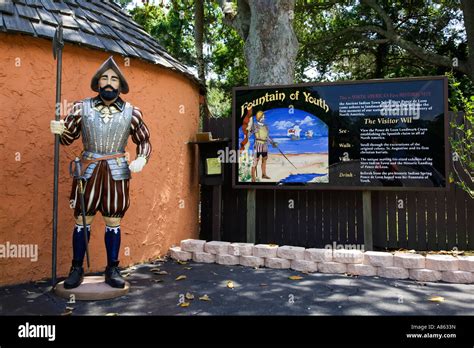 Ponce de leon fountain of youth hi-res stock photography and images - Alamy