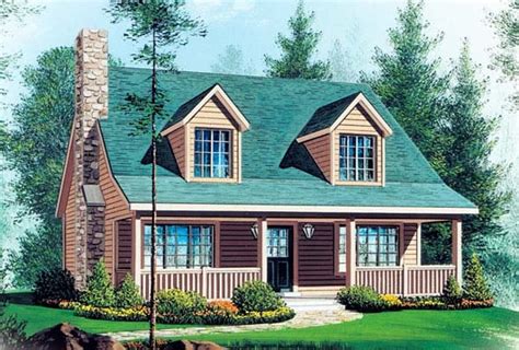 Plan 49128 | 2 Bedroom Cabin Construction Plan With 1,339 Sq Ft