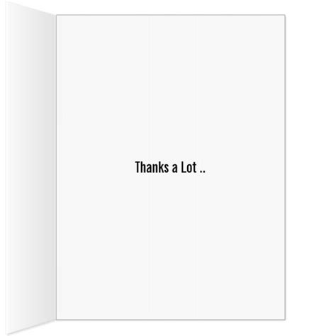 Very Big Thanks Personalized Card | Zazzle