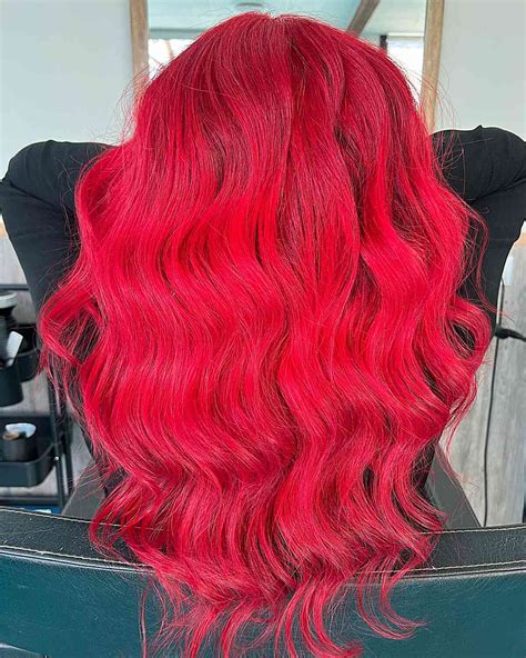 Bright Red Hair Color For Dark Hair