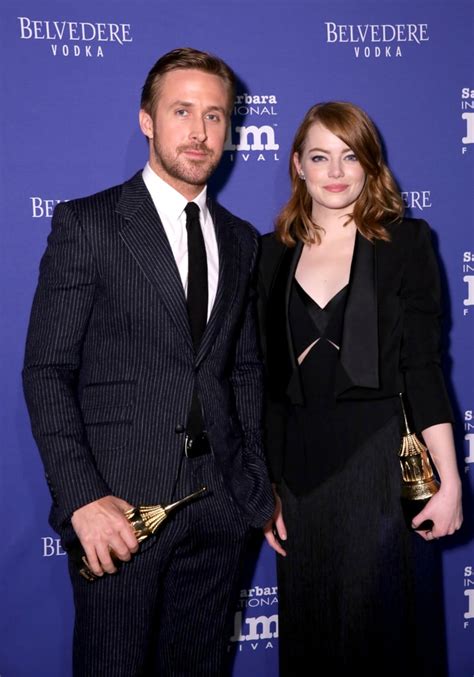 Ryan Gosling and Emma Stone at Santa Barbara Film Festival | POPSUGAR Celebrity