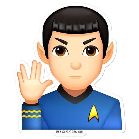 The Trek Collective: Cute Star Trek character emoji stickers for every ...