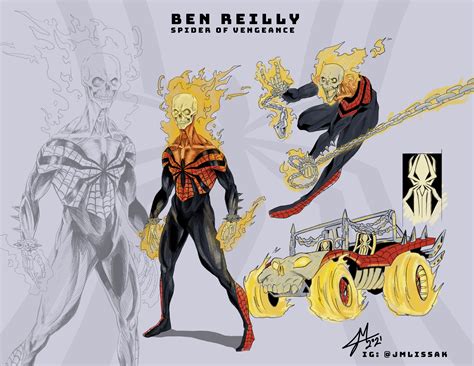 Designed Ben Reilly as a "Spider of Vengeance" : r/Spiderman