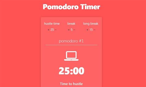 Pomodoro Timer - Free Online Pomodoro Tracker | NetHustler