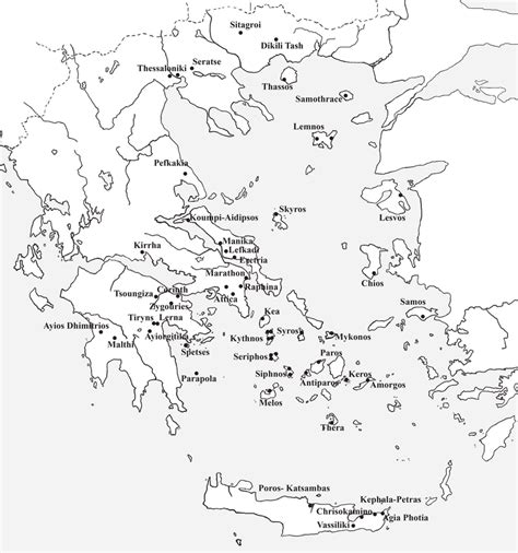 2. Map of 3rd millennium BC sites. | Download Scientific Diagram