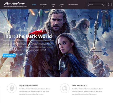 34 Best Free Movie Website Templates in 2020 - Prospected