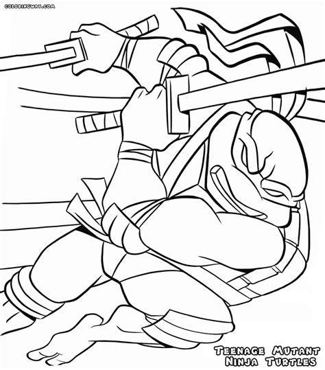 LEGO Ninja Turtles Coloring Pages
