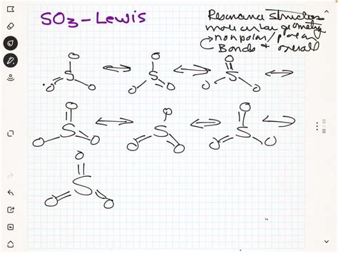 SOLVED: a. Give the Lewis electron dot structure for SO3. If there are resonance structures ...