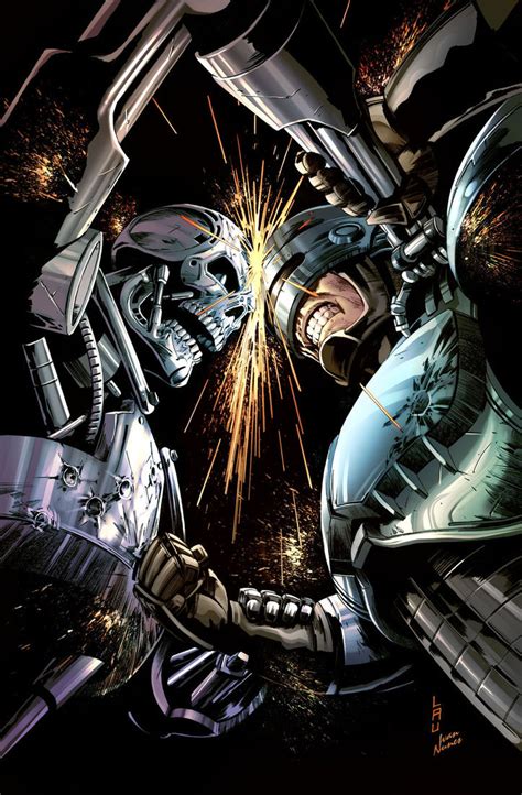 Comics Forever, Robocop Vs Terminator // artwork by Jonathan...