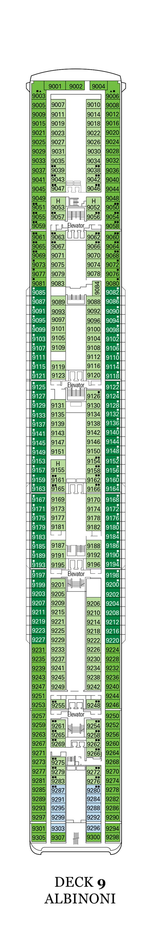 MSC Lirica Deck Plans | CruiseInd