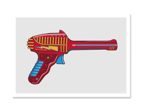 Ray Guns 7 Art Print – Define Art – Graphic Design Studio