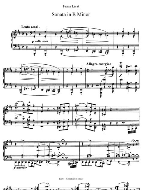 Liszt-Piano Sonata in B Minor