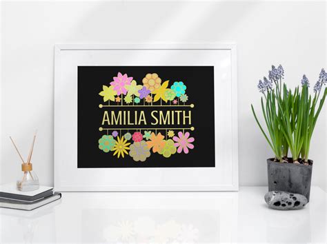 Floral Border Svg Floral Frame Svg Flower Border Svg Split | Etsy