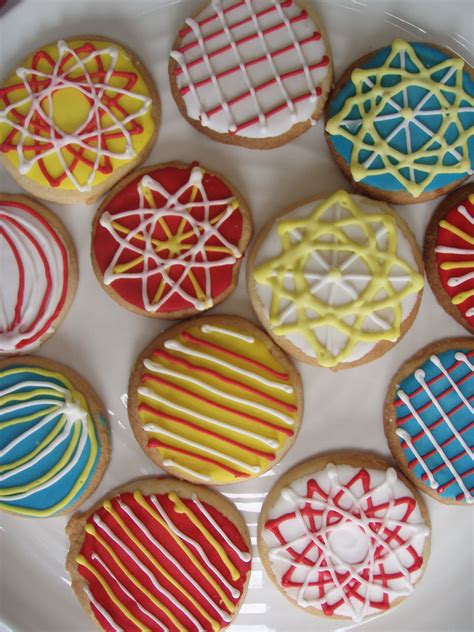 Geometric shape biscuits | Shapes biscuits, Iced biscuits, Iced cookies