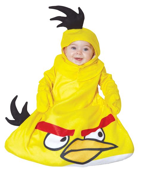 Rovio Angry Birds Yellow Bird Bunting Infant Costume - PartyBell.com