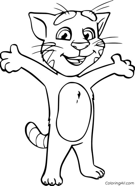 Talking Tom Coloring Pages (16 Free Printables) - ColoringAll