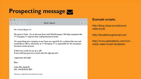 Prospecting Email Template Example – williamson-ga.us