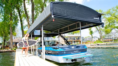 Boat Lift Canopy Cover Systems | ShoreStation