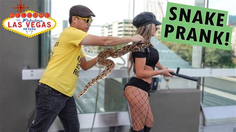 Snake Prank in Las Vegas! - YouTube