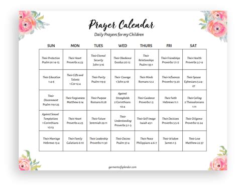 35 Scriptures to Pray Over your Children (with Free Prayer Calendar) - Praying For Your Children ...