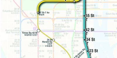 Second avenue subway map - Map of second avenue subway (New York - USA)