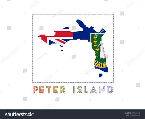 Peter Island Logo Map Peter Island Stock Vector (Royalty Free ...