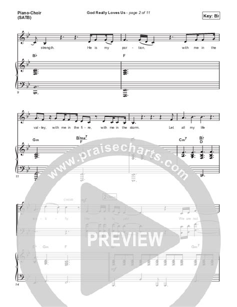 God Really Loves Us Sheet Music PDF (Travis Cottrell / Hannah Kerr ...