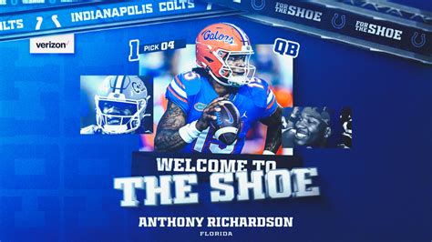 Colts select Florida quarterback Anthony Richardson with No. 4 overall ...