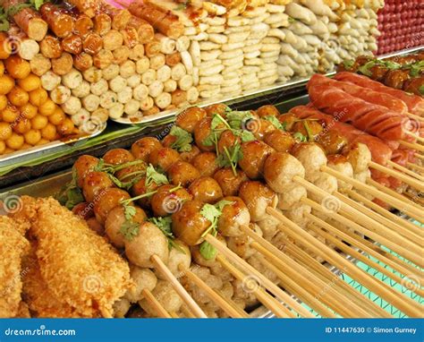 Street Market Snacks Thai Food Market Bangkok Stock Photo - Image: 11447630