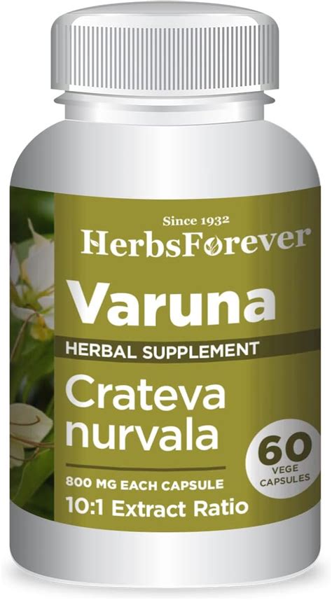 Amazon.com: Herbsforever Varuna Capsules – Crataeva Nurvala – 10:1 ...