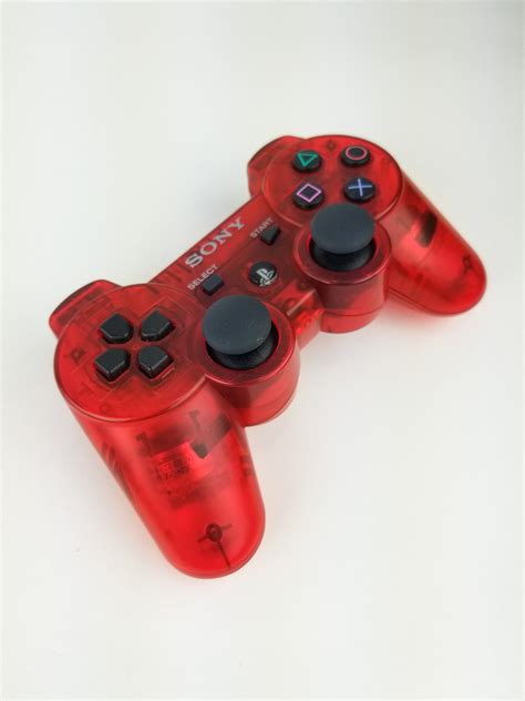 Sony Playstation 3 Dualshock 3 Sixaxis Crimson Red Wireless Controller ...