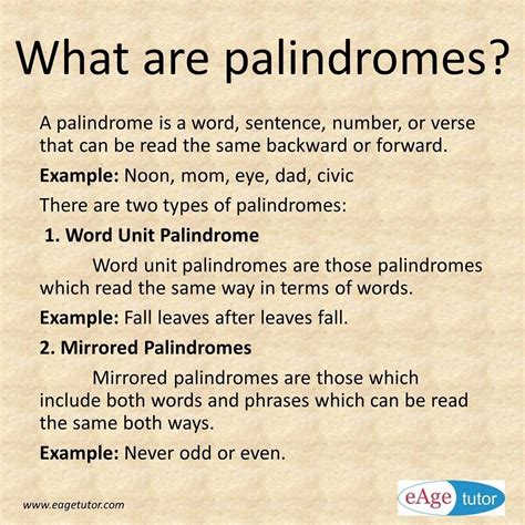 List Of Words That Are Palindromes