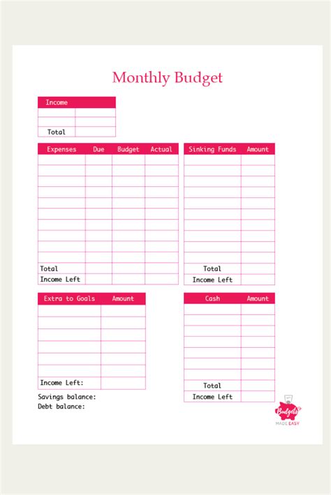 Free Template For Bills Due Monthly | Example Calendar Printable