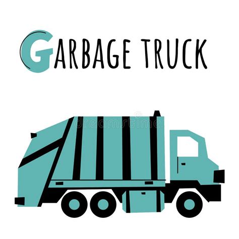 Garbage Truck Birthday Stock Illustrations – 24 Garbage Truck Birthday ...