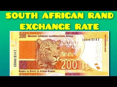 South African Rand (ZAR) Exchange Rate Today | Dollar | Pound | Euro ...