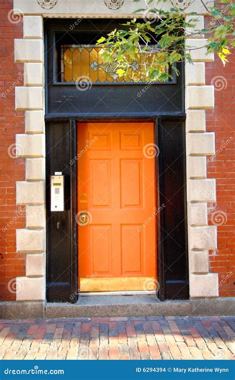 Orange Door Stock Images - Image: 6294394