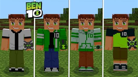 SAIU NOVA MELHOR *SKIN PACK* DE BEN 10 DLC PARA MINECRAFT - YouTube