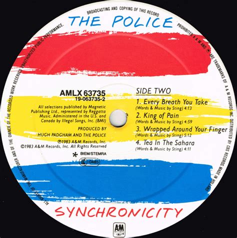 The Police - Synchronicity - Vinyl Pussycat Records