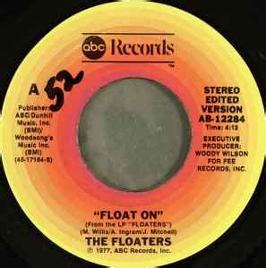 The Floaters – Float On (1977, Terre Haute Pressing, Vinyl) - Discogs