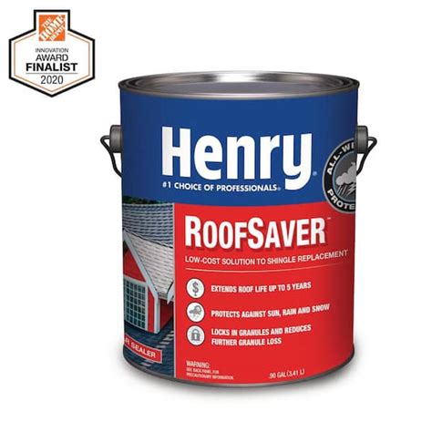 Reviews for Henry 812 RoofSaver Clear Sealer Shingle Roof Coating 0.90 gal. | Pg 3 - The Home Depot